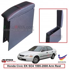 Honda Civic EK SO4 (5th Gen) 1995-2000 4' Plywood PVC Armrest Center Console Box (Sponge+Redline)